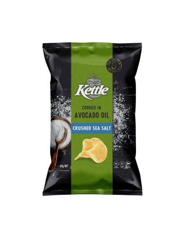 Kettle Crush Sea Salt Cooked In Avocado Oil 60g x 12