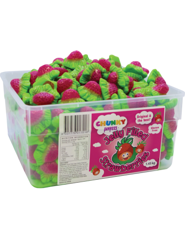 Chunky Fraise de fruits à coque 1.45kg x 1