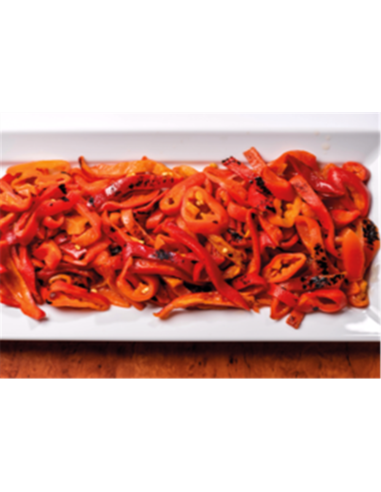 Casa De Mare Peppers Red Roasted Strips A12 4.1kg x 1