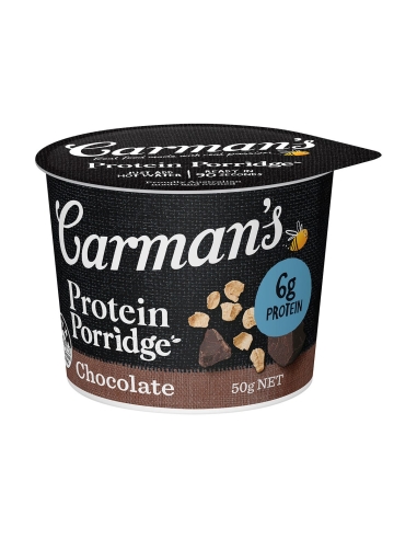 Coupe de porcelaine de protéin au chocolat de Carman 50g x 1