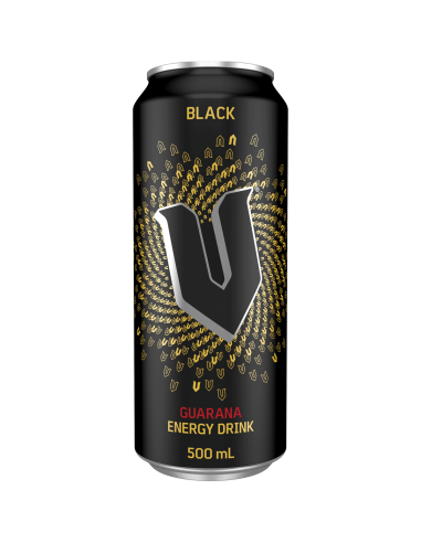 V Black Guarana Energy Getränke 500ml x 12