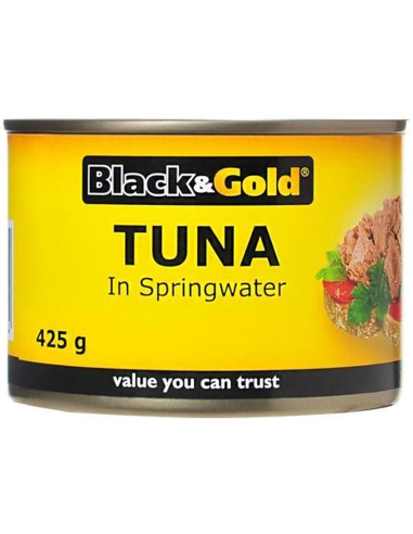 Black & Gold Thunfisch Chunks im Springwater 425g x 1