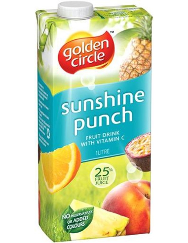 Golden Circle Sunshine パンチ ジュース 1ltr x 1