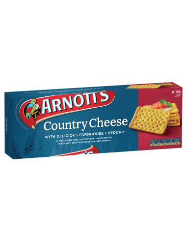 Arnotts クラッカーカントリーチーズ 250gm x 1