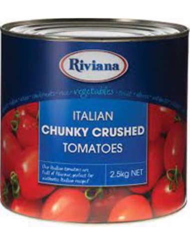 Riviana Tomatoes Crushed Chunky Italian 2.5kg x 1