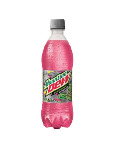 Mountain Dew Boisson gazeuse sans sucre au melon 600 ml x 24