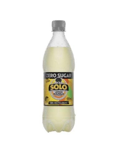 Solo Boisson gazeuse sans sucre citron-mangue 600 ml x 24