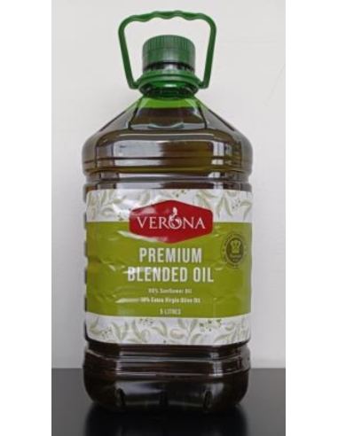 Verona Oil Blended Premium Sunflow and Olive 5lt x 1