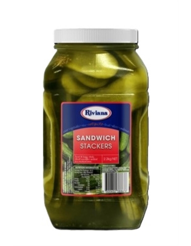 Riviana Cucumbers Sandwich Stackers 2.2kg x 1