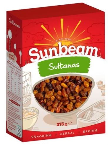 Sunbeam Foods Coffret de raisins secs 375g x 1