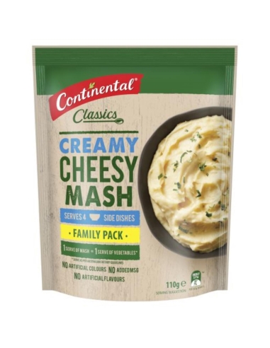 Continental Classics Cheesy Mashed Potato 110g x 6