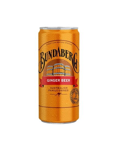 Bundabergジンジャービール缶200ml x 24