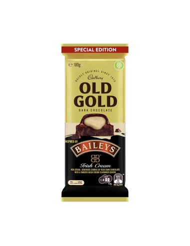 Cadbury Alte Gold dunkle Schokolade Baileys 180g x 15