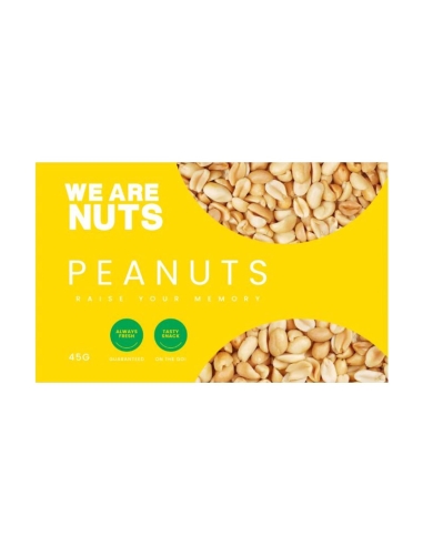 We Are Nuts Peanuts 45 g x 12