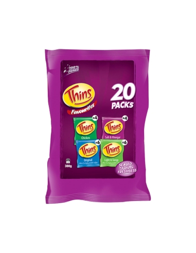 Thins Variety Multi Packs 20 380g x 1