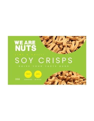 We Are Nuts Limoen & Chilli Soja Crisps 35g x 12