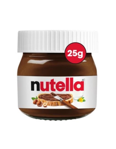 Nutella Crema spalmabile Cioccolato Nocciola Mini Vasetto 25gr x 64