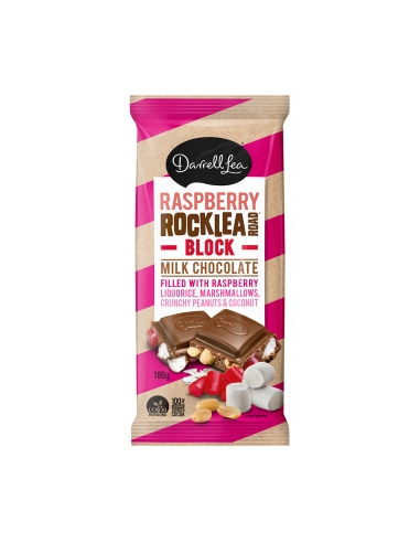 Bloc de fromage à la framboise et au rockela de Darrell Lea, 170 g x 12