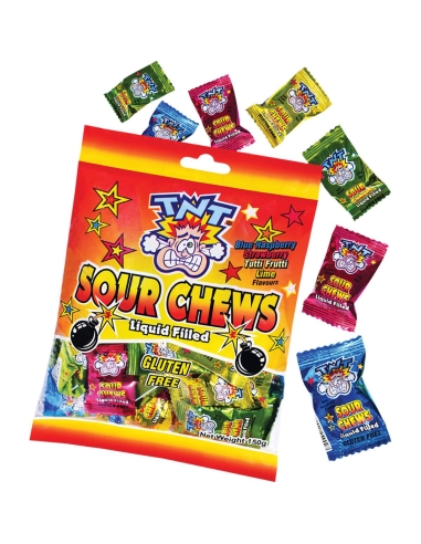 Tnt Torebka do żucia Sour Chew 150g x 12