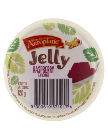 Aeroplane Ready To Eat Raspberry Jelly 120g x 10