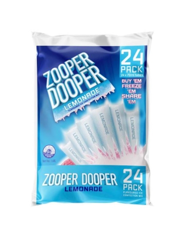 Zooper Dooper Acqua di limone ghiaccio 24 Pack 70ml x 1