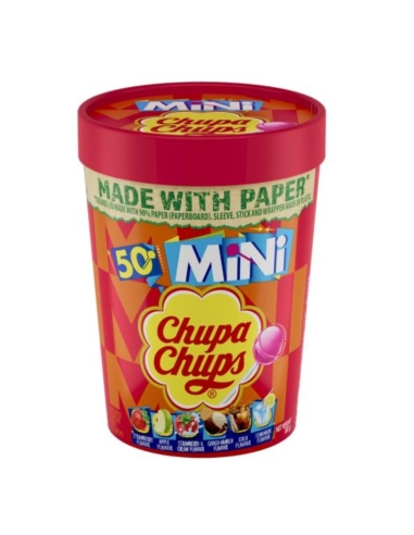 Chupa Chups Best Of mini Tube 50 Pack 6g x 6