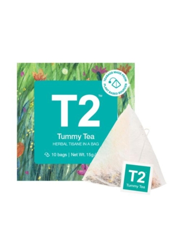 T2 Sachets de thé pour le ventre, lot de 10 x 6