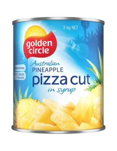 Golden Circle Australian Pineapple Pizza Cut In Syrup 3kg x 1