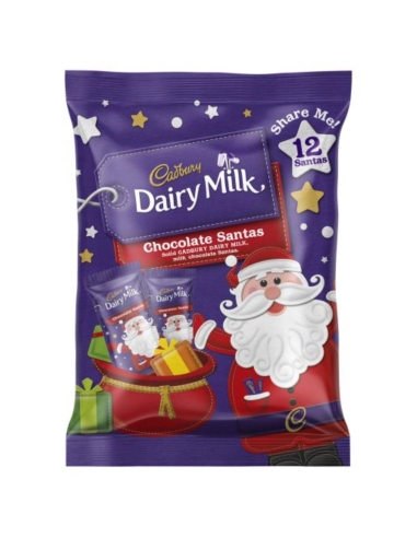 Cadbury Dairy Milk Santa Sharepack Cioccolato di Natale 144g x 1