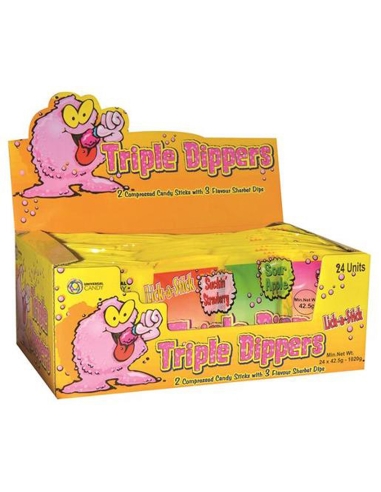 Universal Candy Sorbet Triple Dippers 42,5 g x 24