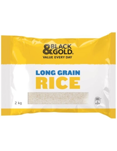 Black & Gold 米の長い穀物 2kg x 1