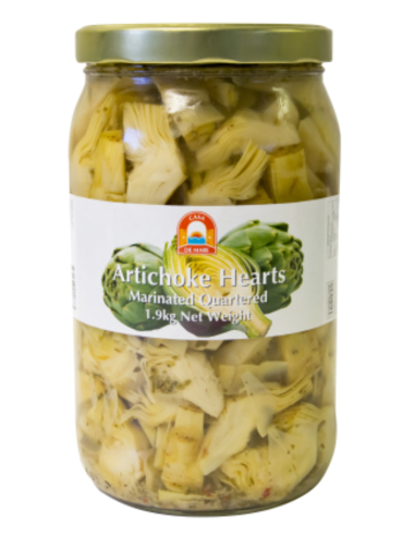 Casa De Mare Artichokes Hearts Marinated Quartered 1.9kg x 1