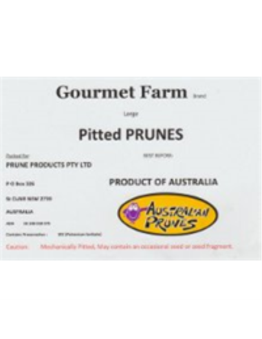 Gourmet Farm Pflaumen entsteint 10kg x 1