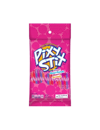 Pixy Stix Candy Filled Fun Straw Bag 90g x 12