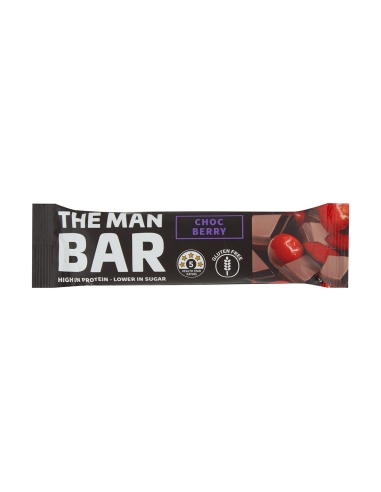 De Man Bar Choc Berry 50g x 10