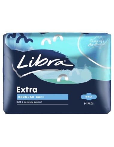 Libra Extra Cuscinetti regolari 14 Confezione x 1