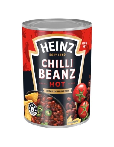 Heinz Gorące fasolki chili 420 g x 24