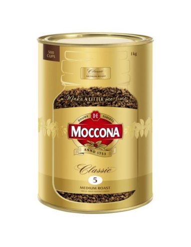 Moccona Classic Medium Roast Freeze Dried Coffee 1kg x 1