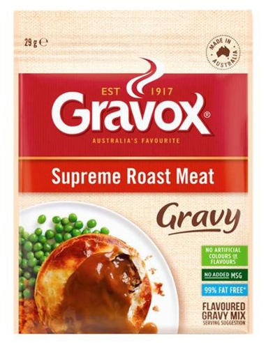 Gravox Sacchetto di miscela di salsa Supreme Carne arrosto 29g x 1