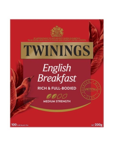 Twinings English Breakfast Classics Teabags 100 Pack x 1