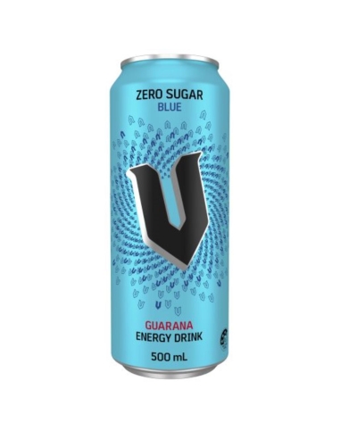 V Energy Azúcar Azul Libre Energy Bebe 500 ml x 12