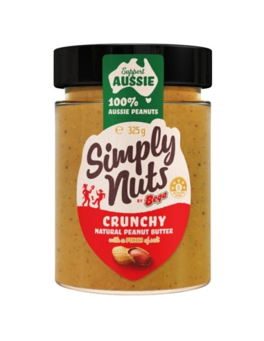 Bega Simply Nuts Crunchy Peanut Butter 325g x 1