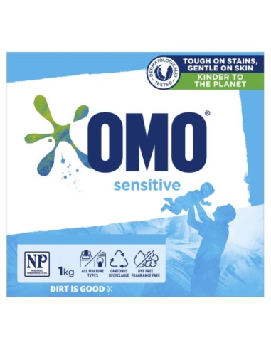 Omo Frente Sensitivo & Top Loader Powder Concentrate 1kg x 1