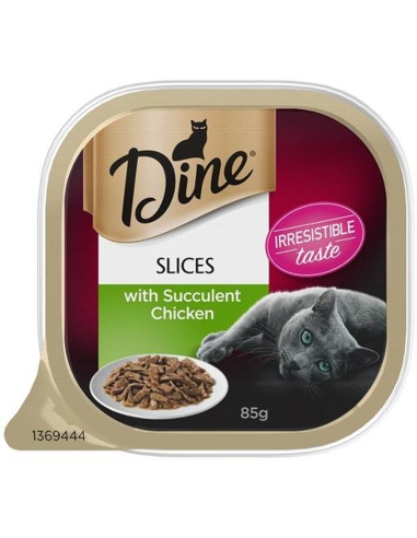 Dine Pesce di pollo Gatto Cibo 85g x 14