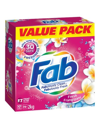 Fab Frangipani Détergent Detergent Powder 2kg x 1