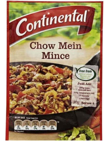 Continental Chow Mein Hackfleisch Rezept Basis 30g x 12