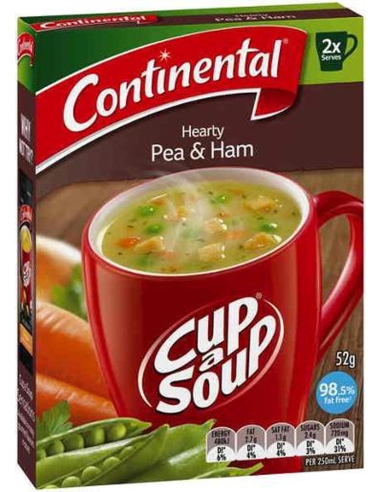 Continental Hearty Pea & Ham Cup-a-soup 2 Serve 52g x 1