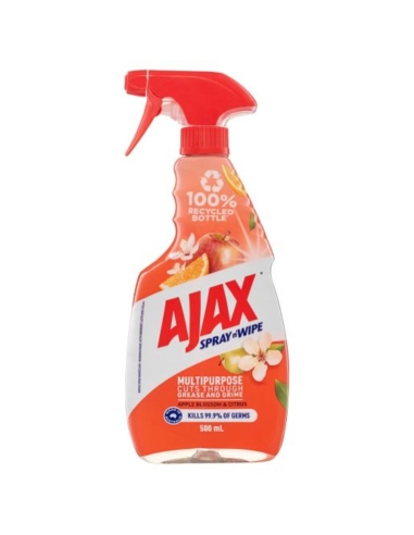 Ajax スプレーアンドワイプ アップルブロッサム＆シトラストリガー 500ml x 1