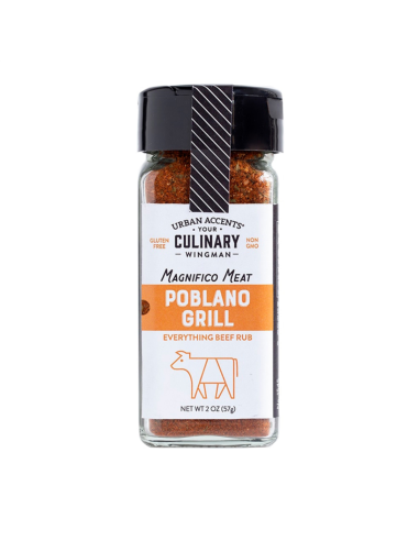 Urban Accents Smoky Poblano Everything Beef Rub 57g x 4