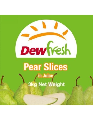 Dewfresh Pears Sliced In Juice 3kg x 1